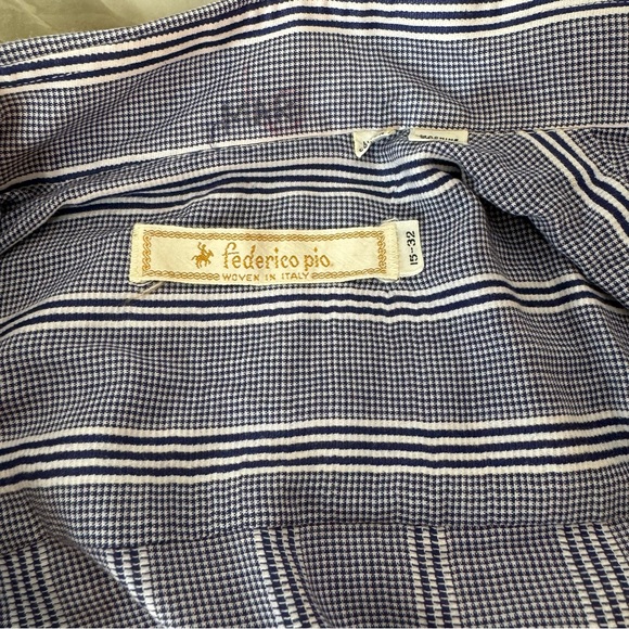 Vintage Federico Pio Men's Shirt - Picture 5 of 6